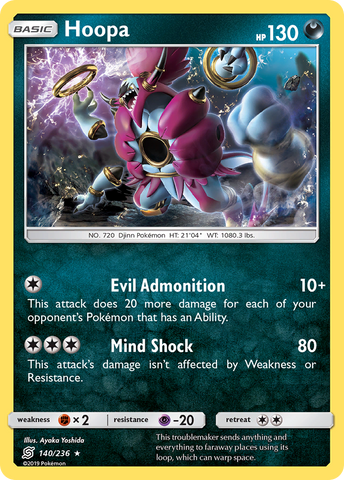Hoopa/236 - SM  Unified Minds Holofoil
