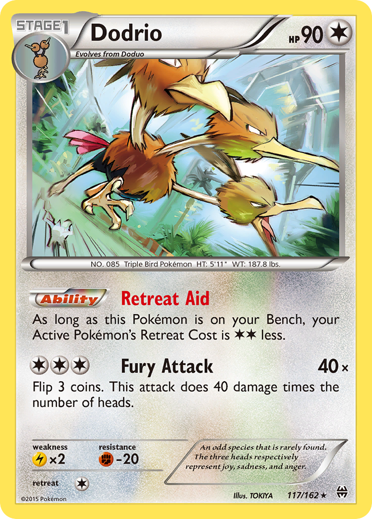 Dodrio 117/162 - XY  BREAKthrough