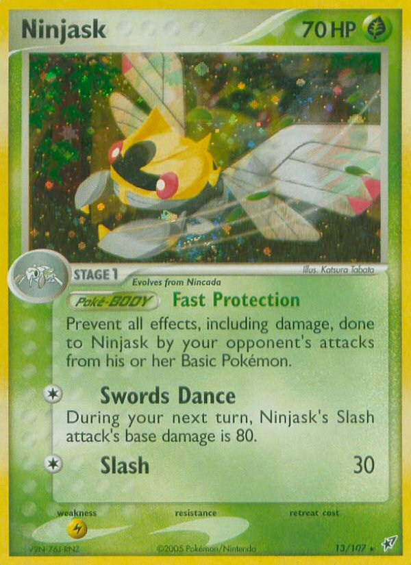 Ninjask/107 - Deoxys Holofoil