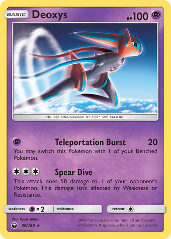 Deoxys (69) 69/168 - SM  Celestial Storm