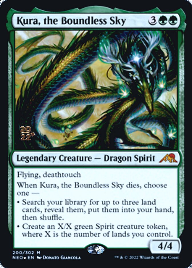 Kura, the Boundless Sky (PRE-200) - Kamigawa: Neon Dynasty Promos Foil