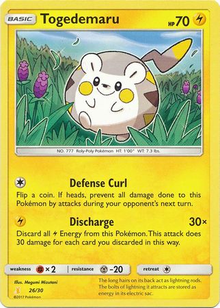 Togedemaru - SM Trainer Kit Lycanroc & Alolan Raichu
