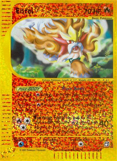 Entei - 5/12 (Box Topper) - Jumbo Cards Reverse Holofoil