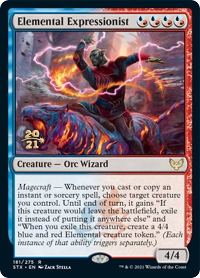 Elemental Expressionist (PRE-181) - Strixhaven: School of Mages Promos Foil