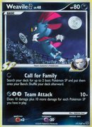 Weavile G/127 - Platinum Holofoil