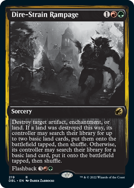 Dire-Strain Rampage (DBL-219) - Innistrad: Double Feature