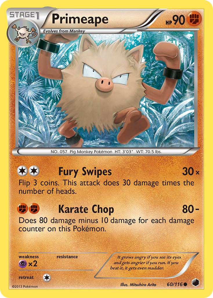 Primeape 60/116 - Plasma Freeze