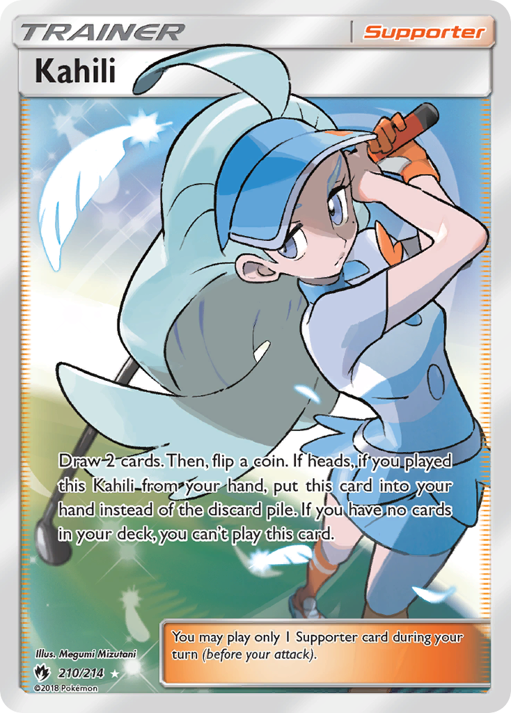 Kahili (Full Art)/214 - SM  Lost Thunder Holofoil