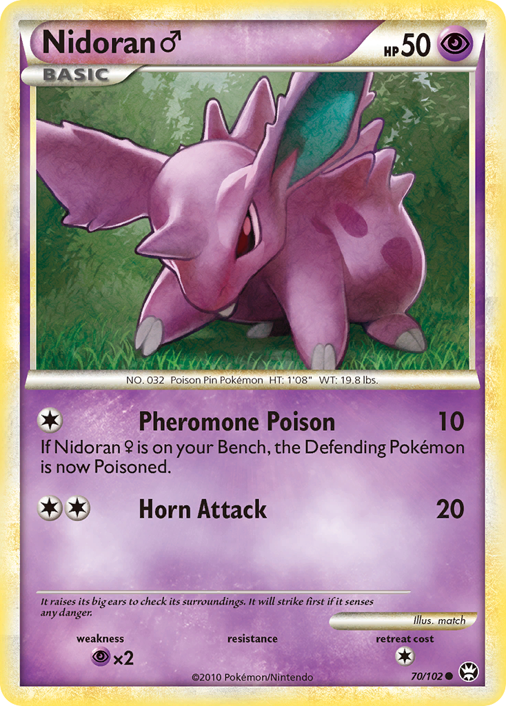 Nidoran M 70/102 - Triumphant