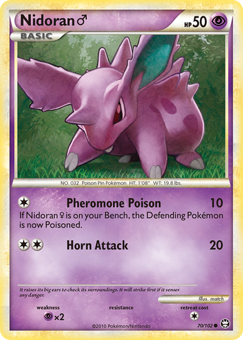 Nidoran M 70/102 - Triumphant