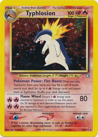 Typhlosion (18)/111 - Neo Genesis