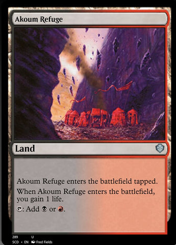 Akoum Refuge (SCD-289) - Starter Commander Decks