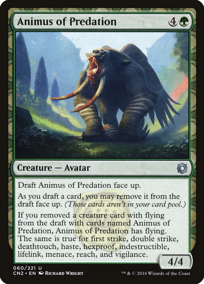 Animus of Predation (CN2-060) - Conspiracy: Take the Crown: (draft)