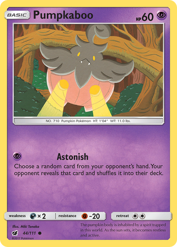 Pumpkaboo 44/111 - SM  Crimson Invasion