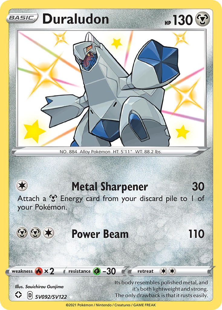 Duraludon SV092/122 - Shining Fates Shiny Vault Holofoil