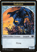 Gargoyle // Elf Warrior Double-Sided Token (C14-27 // 24) - Commander 2014 Tokens