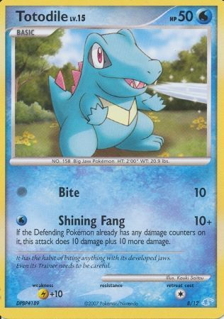 Totodile - DP Trainer Kit Manaphy & Lucario