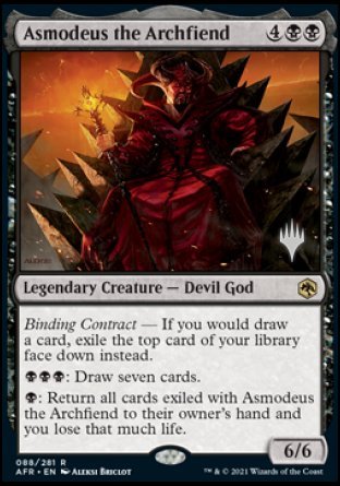 Asmodeus the Archfiend (PPAFR-088) - Adventures in the Forgotten Realms Promos