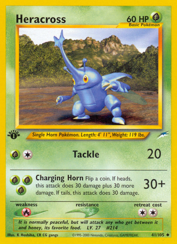 Heracross/105 - Neo Destiny 1st Edition