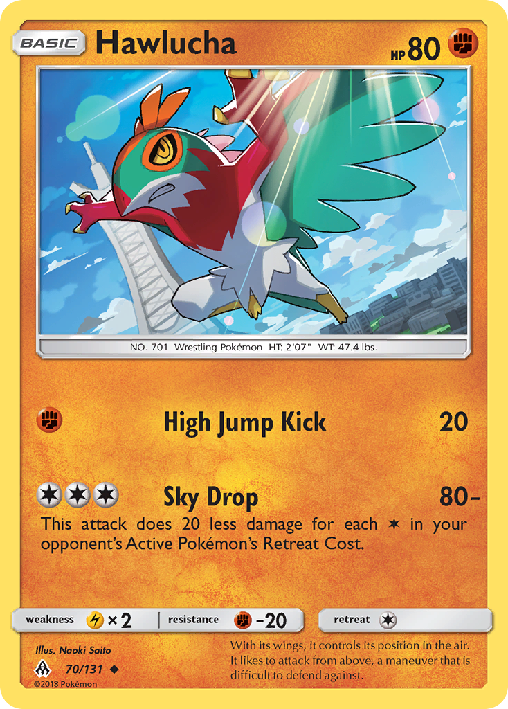 Hawlucha 70/131 - SM  Forbidden Light