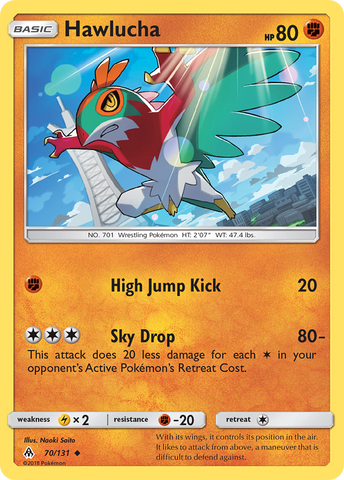 Hawlucha 70/131 - SM  Forbidden Light