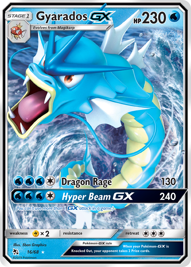 Gyarados GX 16/68 - Hidden Fates Holofoil