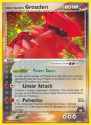 Team Magma's Groudon/95 - Team Magma vs Team Aqua Holofoil