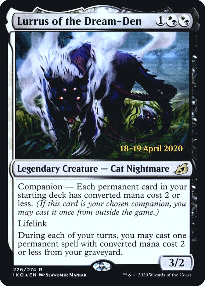 Lurrus of the Dream-Den (PRE-226) - Ikoria: Lair of Behemoths Promos: (companion) Foil