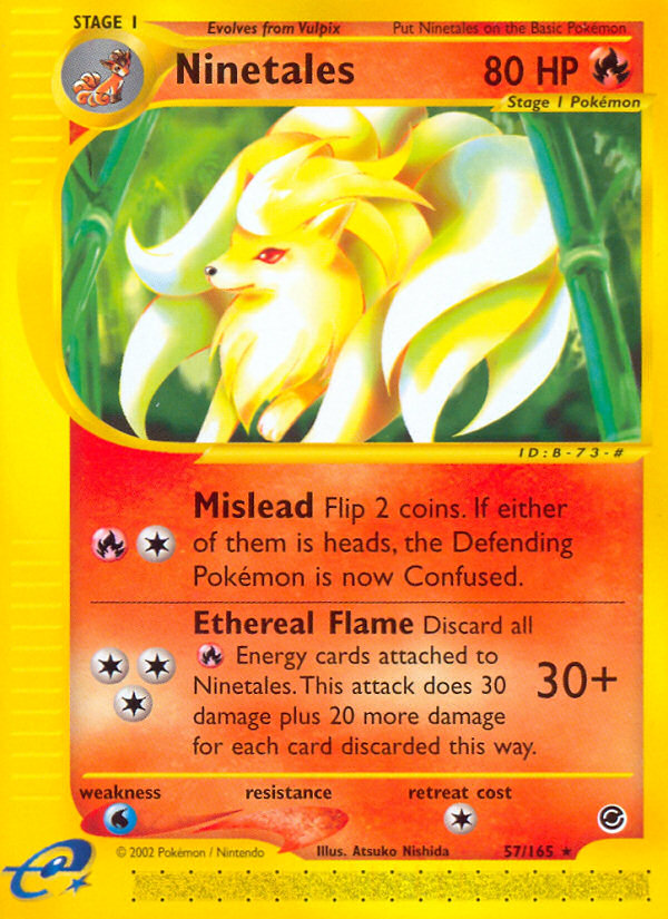 Ninetales (57) - 57/165 Expedition - Rare