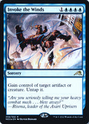 Invoke the Winds (PRE-058) - Kamigawa: Neon Dynasty Promos Foil