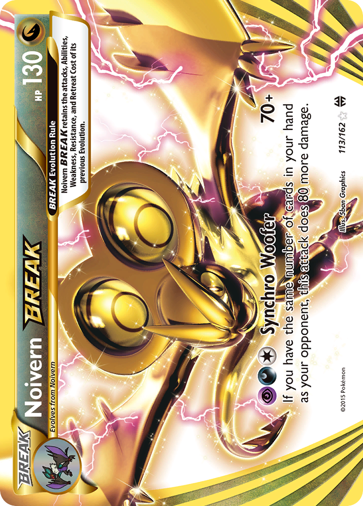 Noivern BREAK 113/162 - XY  BREAKthrough Holofoil