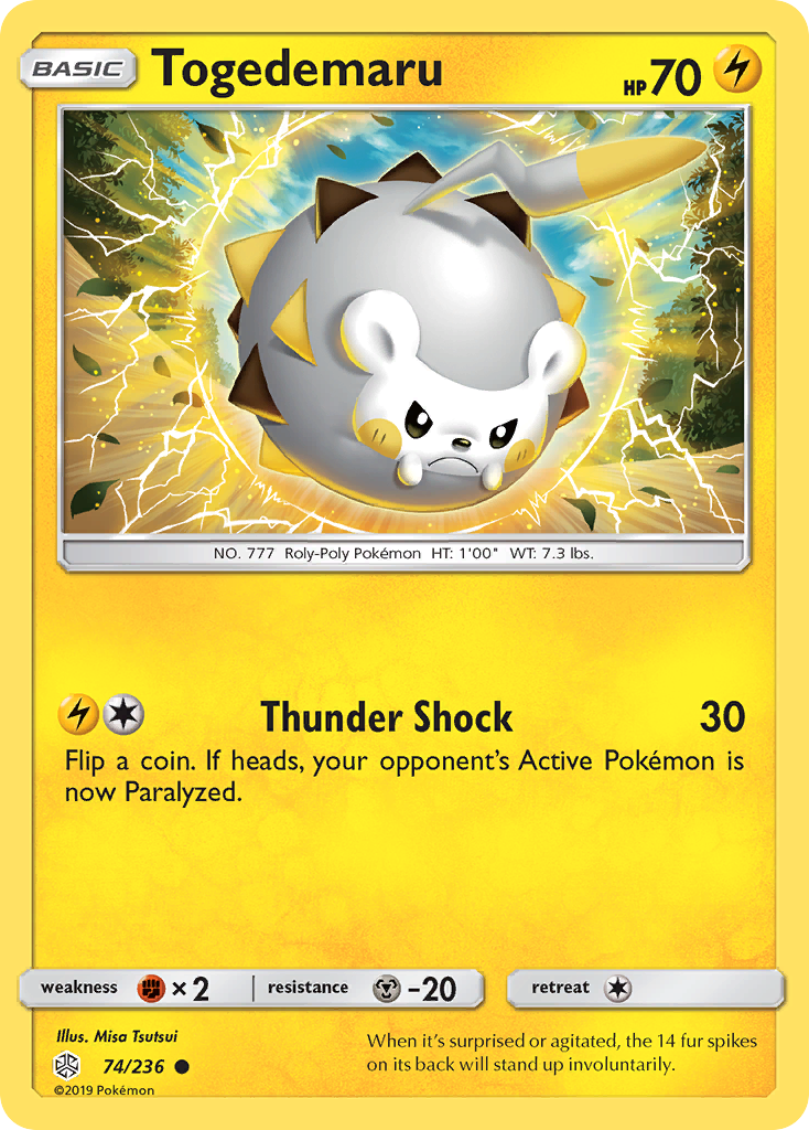 Togedemaru - 74/236 74/236 - SM  Cosmic Eclipse