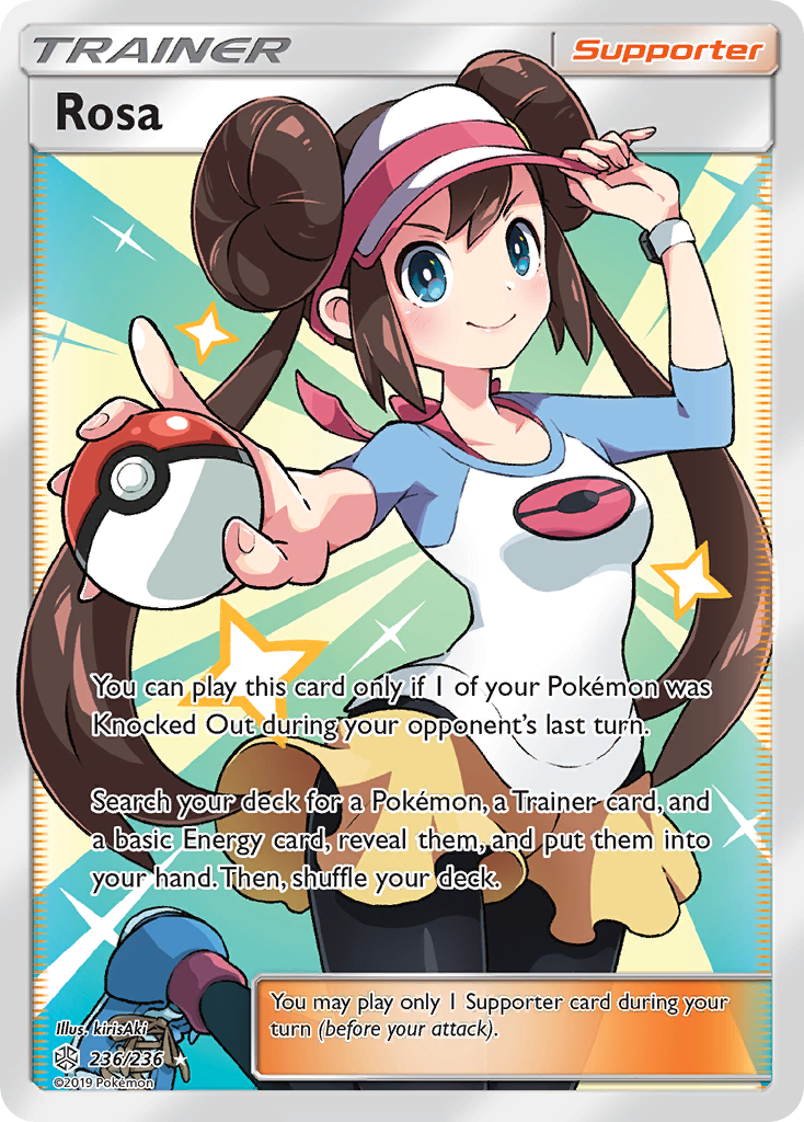 Rosa (Full Art)/236 - SM  Cosmic Eclipse Holofoil