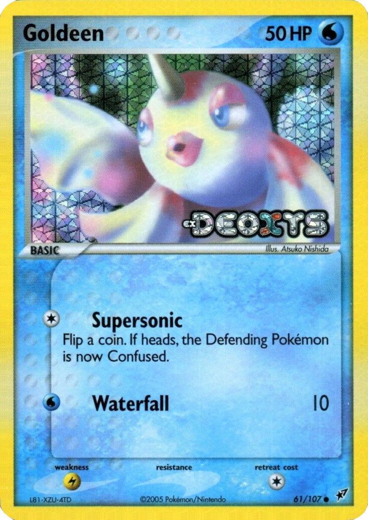 Goldeen 61/107 - Deoxys Reverse Holofoil