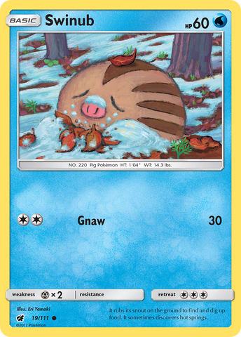 Swinub 19/111 - SM  Crimson Invasion