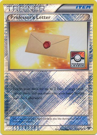 Professor's Letter - 123/146 (Pokemon League) 123 - League & Championship Cards Reverse Holofoil