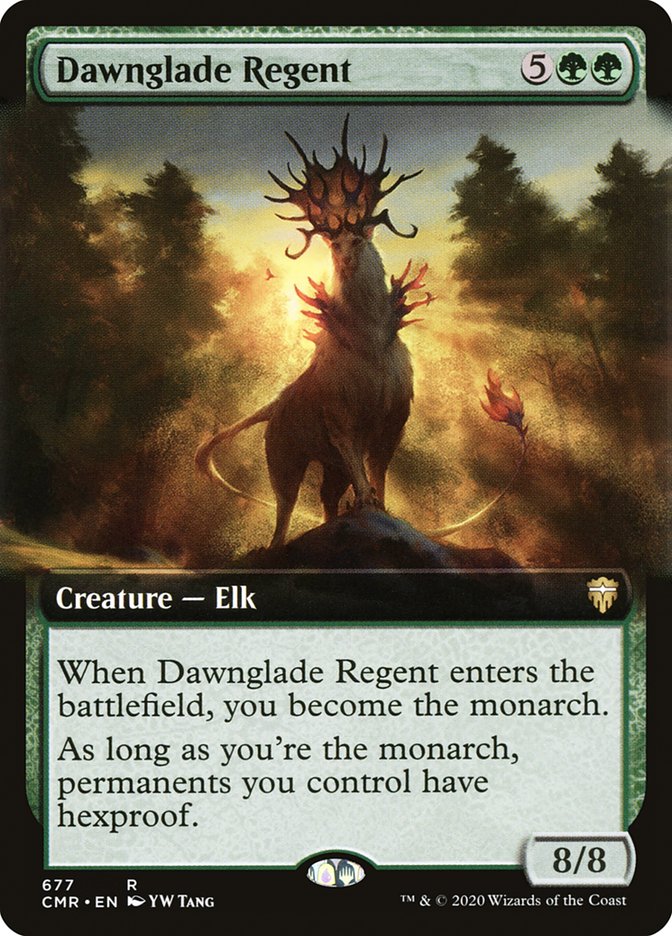 Dawnglade Regent (Extended Art) (CMR-677) - Commander Legends: (Extended Art)
