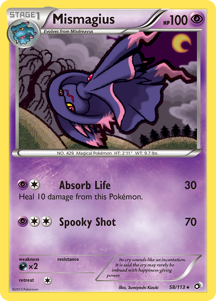 Mismagius 58/113 - Legendary Treasures
