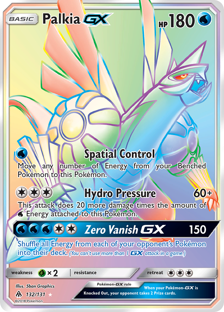 Palkia GX (Secret)/131 - SM  Forbidden Light Holofoil