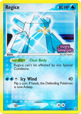 Regice/110 - Holon Phantoms Reverse Holofoil