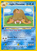 Light Piloswine/105 - Neo Destiny 1st Edition