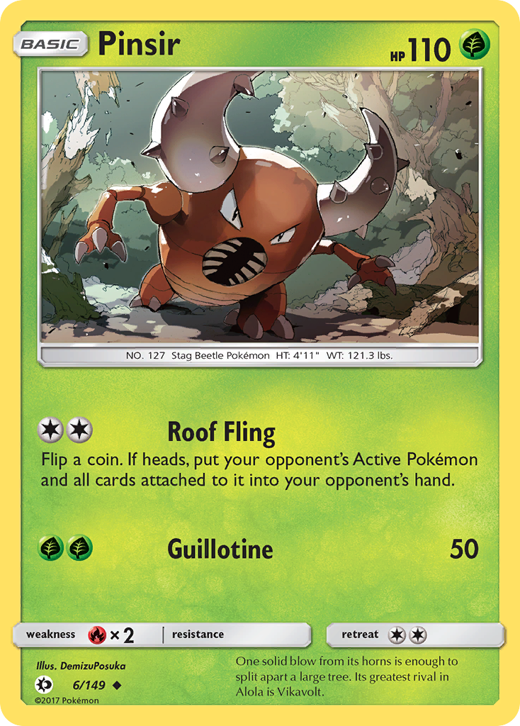 Pinsir 6/149 - SM Base Set