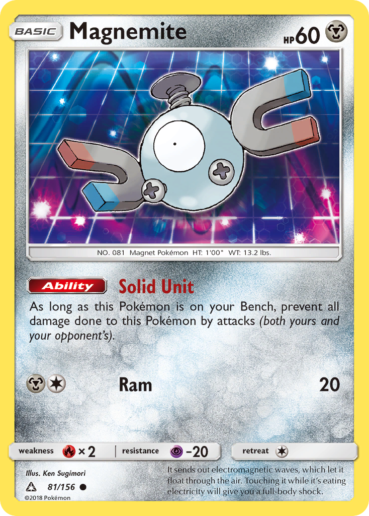 Magnemite (81) 81/156 - SM  Ultra Prism