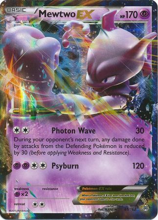 Mewtwo EX - 61/162 - Jumbo Cards Holofoil
