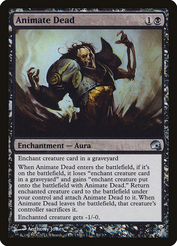 Animate Dead (GRV-016) - Premium Deck Series: Graveborn Foil