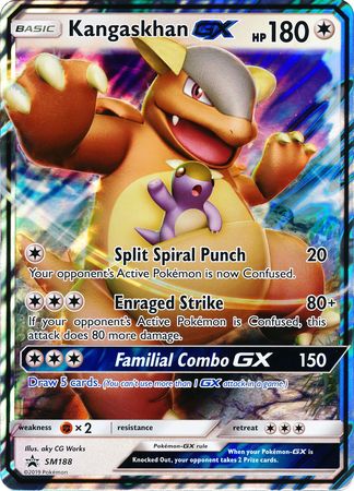 Kangaskhan GX - SM188 (SM Black Star Promo) - Jumbo Cards Holofoil