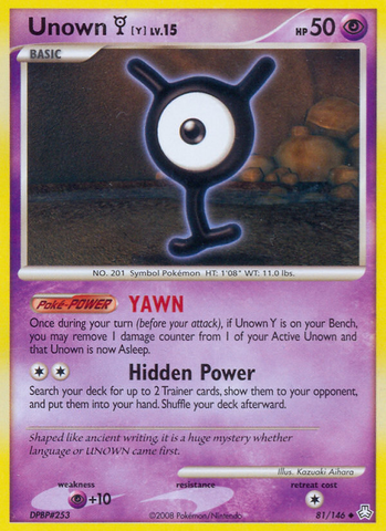 Unown (Y)/146 - Legends Awakened