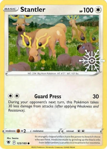Stantler - 125/189 (Holiday Calendar) 125 - Miscellaneous Cards & Products Holofoil