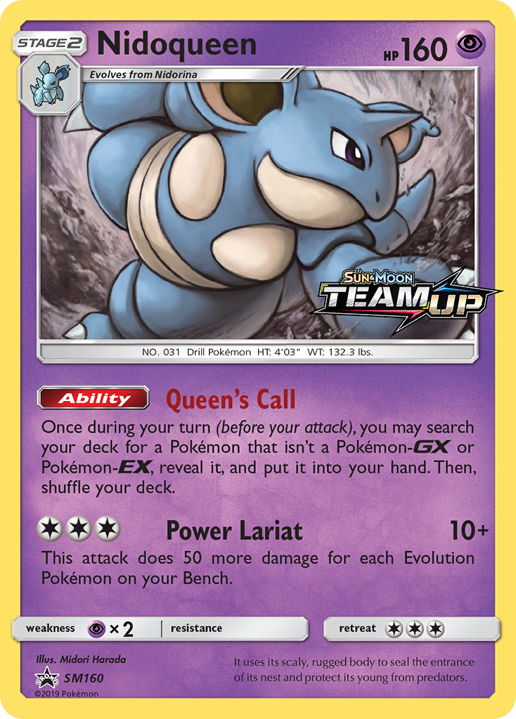 Nidoqueen - SM160 (Prerelease) SM160/248 - SM Promos Holofoil