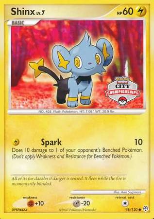 Shinx - 98/130 (City Championships) - Nintendo Promos